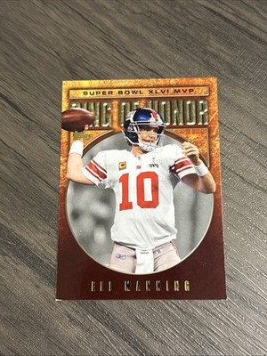 2012 Topps #RH46-EM Eli Manning Ring of Honor: Eli Manning.