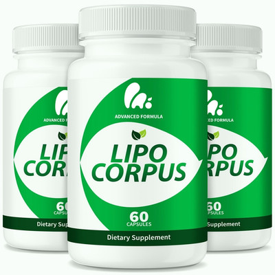 Lipo Corpus Weight Loss Capsules, Digestive Support Pills - 3 Pack