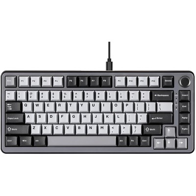 Ergonomic Wired Gaming Keyboard with Hall Effect Switch & Vibrant RGB Backlight