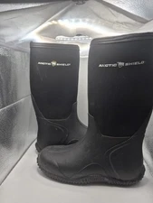 Arctic Shield Black Muck Boots With Fleece Lining Size 9M