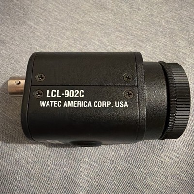 Watec LCL-902C CCTV Box Camera, 1/2in CCD, 570 Lines, BNC Out, 12VDC, C-Mount