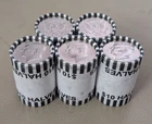 2024-D Kennedy Half Dollar Black Rolls Lot of 5 Rolls BU - 100 Coins