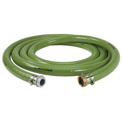 #ad NorthStar Water Pump Suction Hose 1 1 2in. x 20ft. Max. PSI 70 PVC $69.99