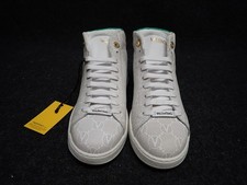 NEW Women's Valentino Mabel Italian Leather Sneakers US8 White Green SS32