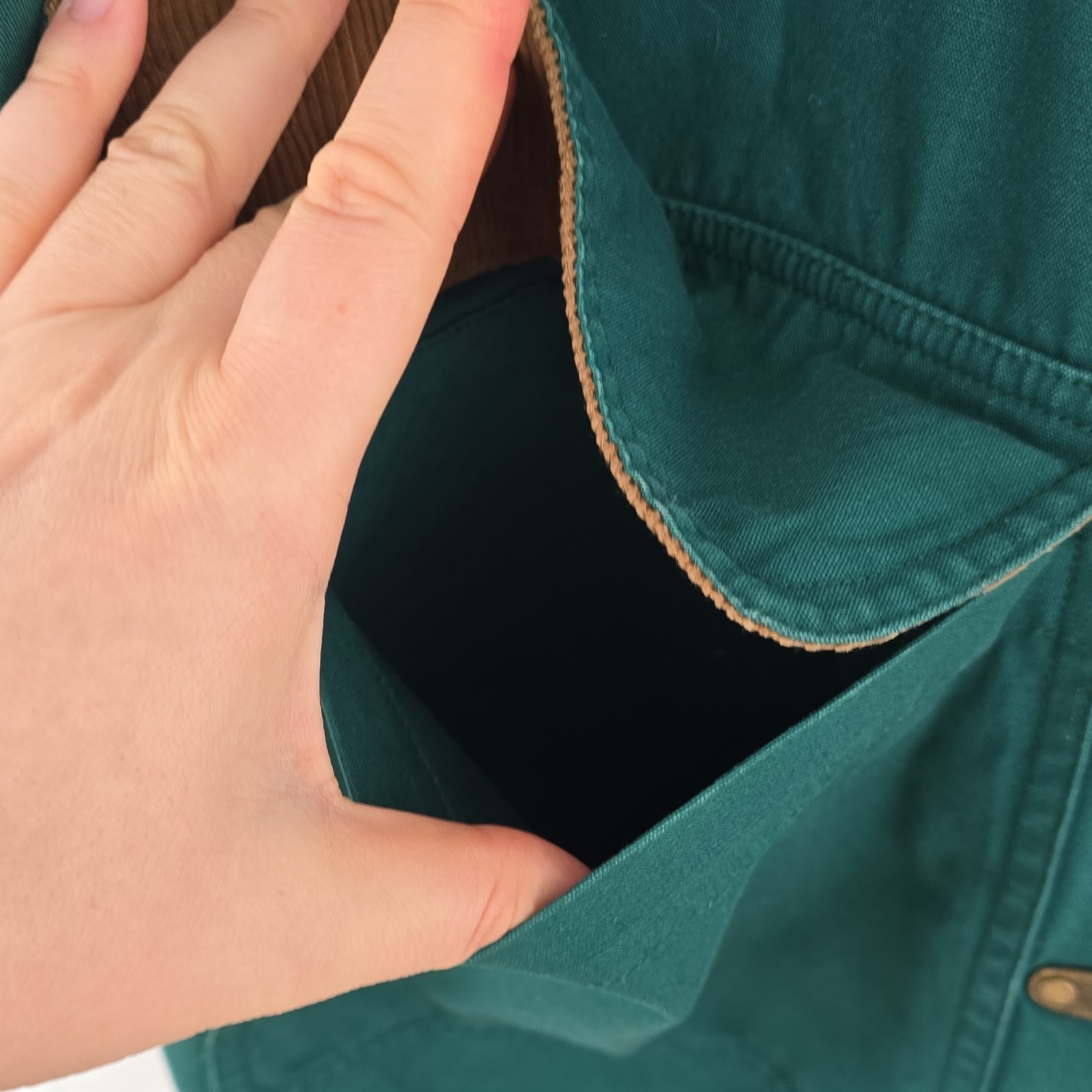 J.McLaughlin  Green Field Jacket Toggle Corduroy … - image 8