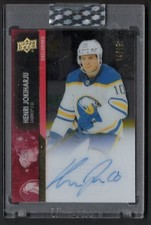 2021-22 Upper Deck Clear Cut Autograph UD Exclusives CC-HJ Henri Jokiharju 14/65