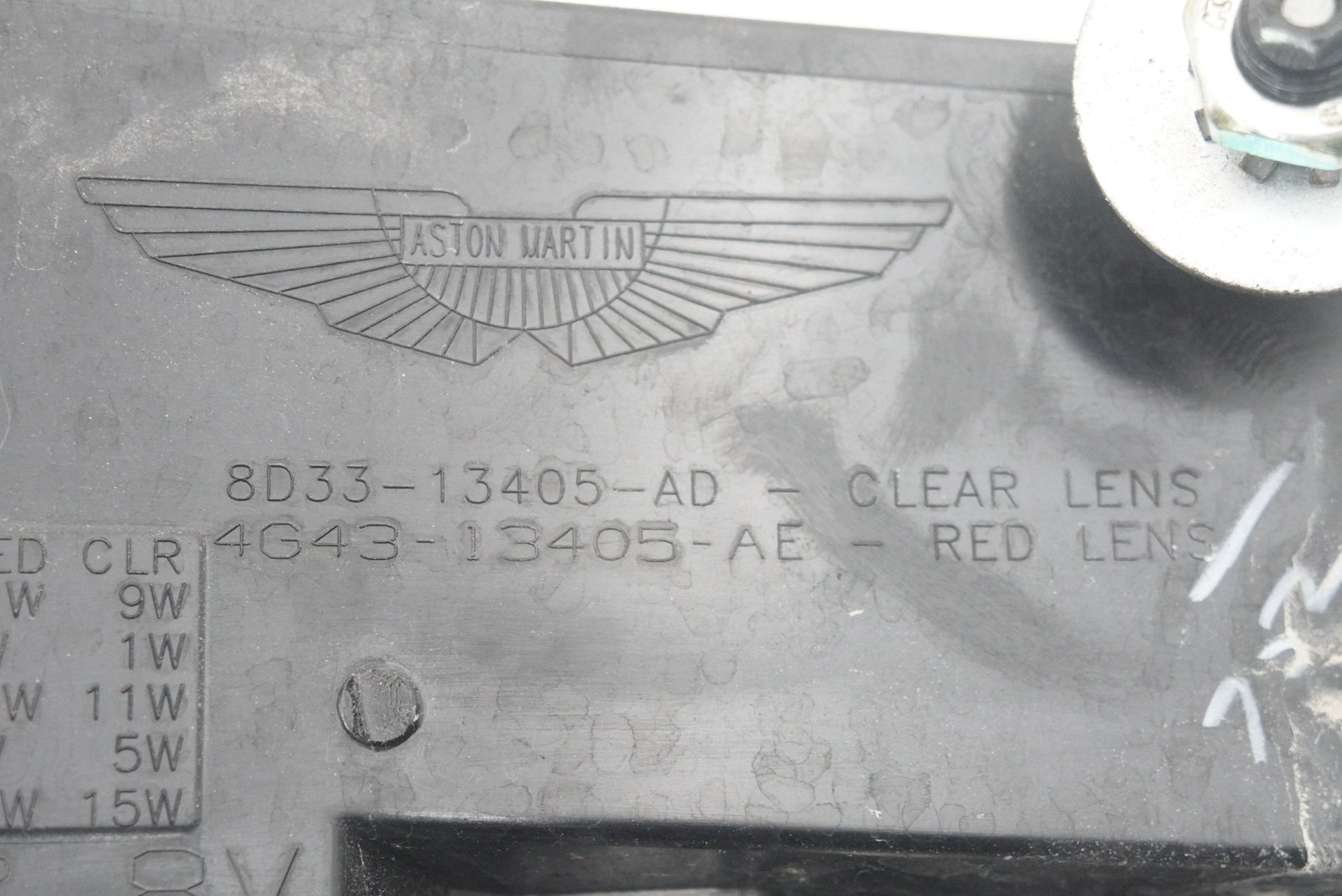Rear Left Tail Light Lamp Assembly 4G43-13405-AE Aston Martin V8 Vantage 2008