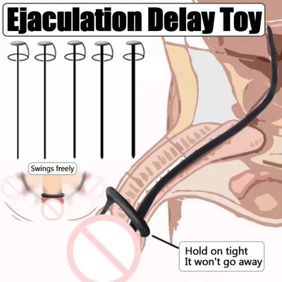 Hollow Soft Silicone for Male Tube Urethral Stretching Dilator Sounding Plug NEW