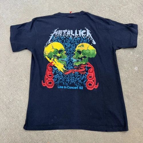METALLICA RULZ! Vintage 90's Single Stitch Con 1990s vintage concert t-shirt, vintage, single stitch, B+ condition