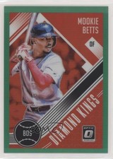 2018 Panini Donruss Optic Diamond Kings Green Prizm 3/5 Mookie Betts #27 uk2