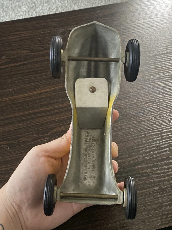 Vintage Roy Cox Thimble Drome Special Tether Car Santa Clara Cali Push Model - Image 4 of 4