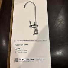 APEC Ceramic Disc non-air gap Reverse Osmosis Water Filter Faucet Brushed Nickel