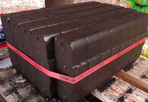 Union Kaminbriketts Kohle Kohlebriketts 25 kg Bündelbrikett Braunkohle Klütten - Bild 1 von 4