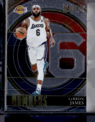 Select 6 2021-22 Panini Select #6 LeBron James Select Numbers | eBay