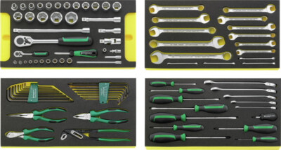 Stahlwille TOOL SET IN TOOL-CONTROL TRAY-SYSTEM 97842803 Set with  89 Psc. 805/4