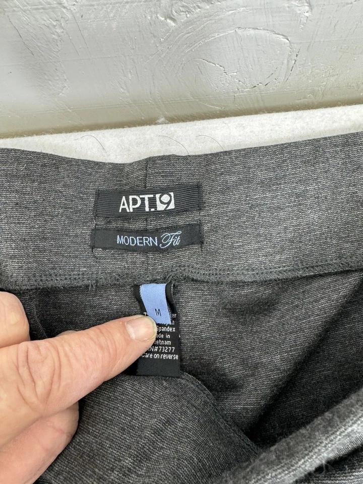 Apt 9 Pantalón Mujer Ajuste Moderno Talla M Cintura Elástica Foto 4 de 4