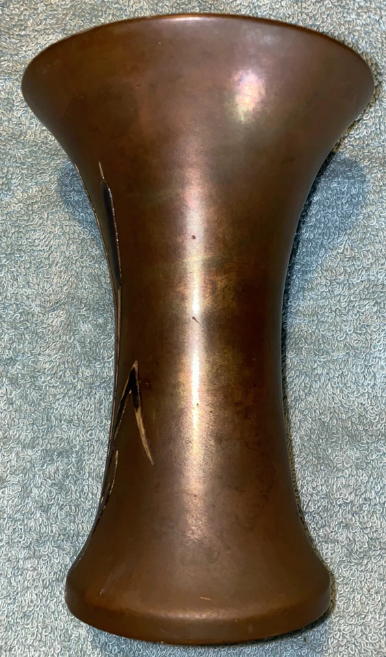 1920s Art Nouveau Antique - Sterling Decorated Bronze - Silver Crest #1017 - Image 3 of 4