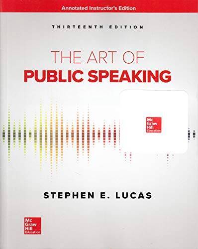 The Art Of Public Speaking 13th Edition AIE - Paperback By Stephen ...