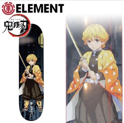 Element collaboration Demon Slayer skateboard deck KIMETSU