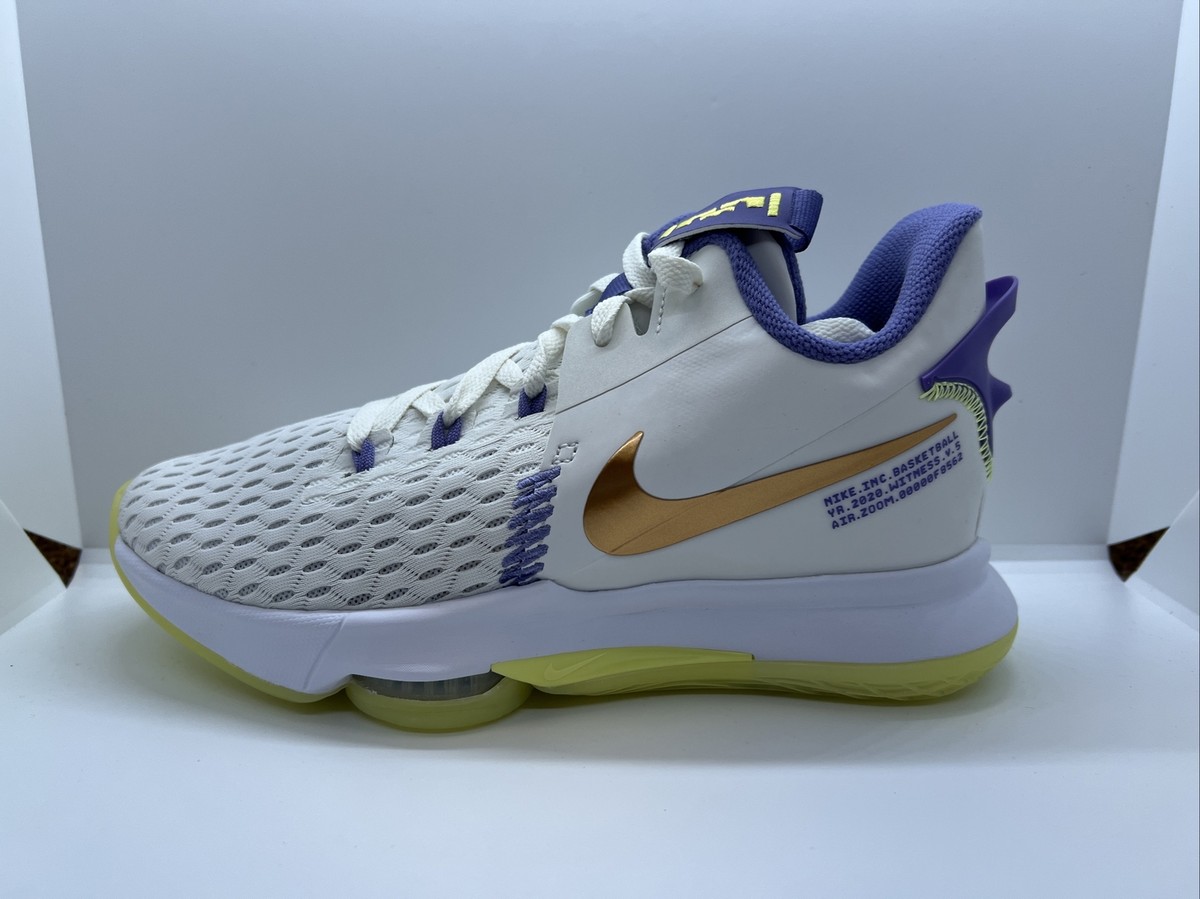 lebron witness 5 white and purple