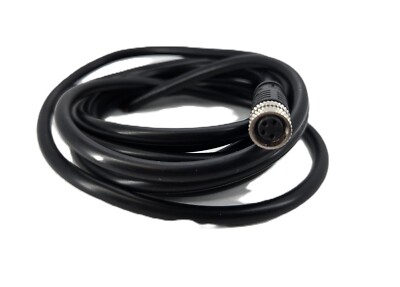 M8 INDUSTRIAL MOLDED CABLE, 4 POS,  FEMALE, STRAIGHT,  CODE  A, PVC JACKET,   2M