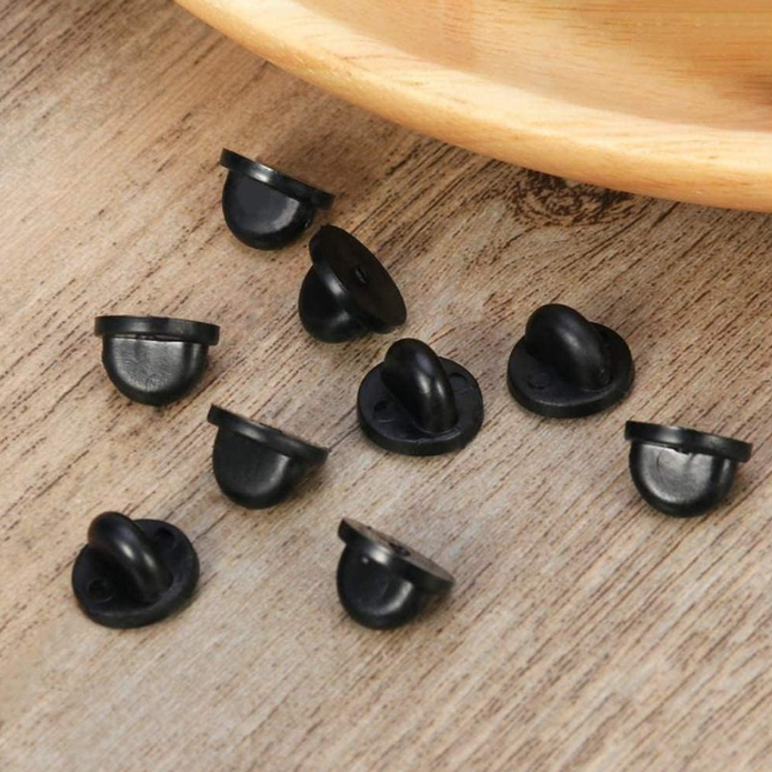 Rubber Pin Backs 50pcs Lapel Pin Backs Pin Safety Backs For Brooch
