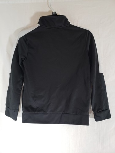 Puma Black Boys Zip Up Sweatshirt Sz 7 - Picture 5 of 6