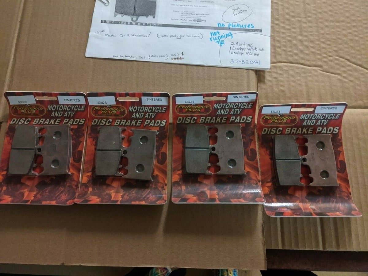 4 Front Brake Pads Kawasaki ZX600,ZX1100, ZX9R,VN1200,VN1700,ZX750