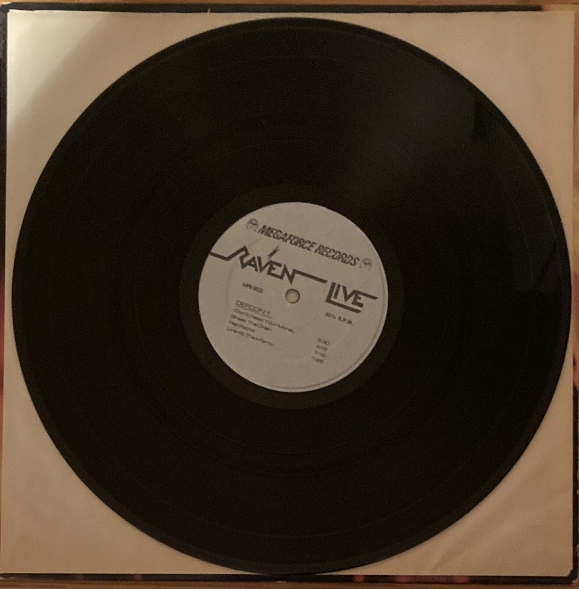 Live At The Inferno Raven Vinyl LP Record 1984 Megaforce