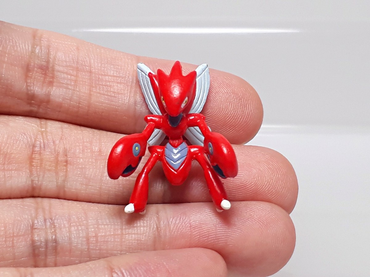 Scizor Pokemon Mini Figure Ensky 2010 Keshipoke Toy Japan Z06 1.1