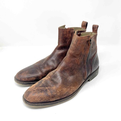 Aston Grey Helani Leather Boots Mens 