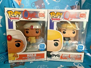 Funko Pop Animation Johnny Quest & Hadji Bundle Funko Shop Limited Ed Damage | eBay
