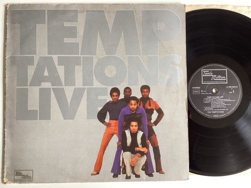THE TEMPTATIONS LIVE TOKYO VINYL L.P MOTOWN 1975 SOUL FUNK (z - 第 1/4 張圖片