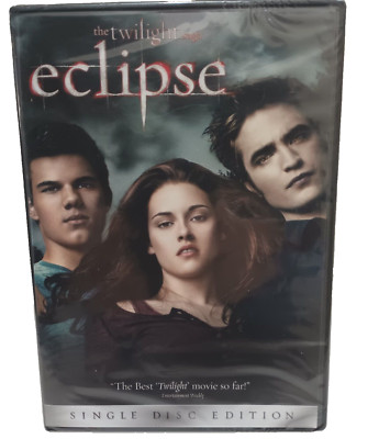 The Twilight Saga: Eclipse (DVD, 2010) Kristen Stewart Robert Pattinson NEW