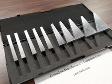 10 pcs precision angle block set 1to 30 degree #704-755-new