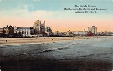 Atlantic City New Jersey Dennis Hotel Traymore Demolished 1972 Vtg Postcard B4