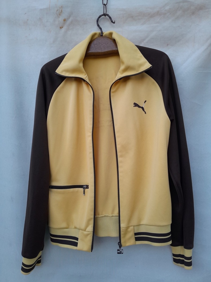 Vintage Puma Staten Island Track Jacket Mens Medium Brown Vintage Puma Staten Island Track Jacket Mens Medium Brown