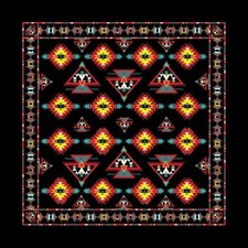 Carolina Creative Bandanna Southwestern Apache Novelty 22" x 22" Hav-A-Hank