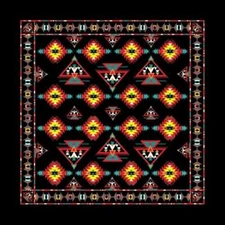 Carolina Creative Bandanna (Southwestern Apache) Novelty 22" x 22" Hav-A-Hank