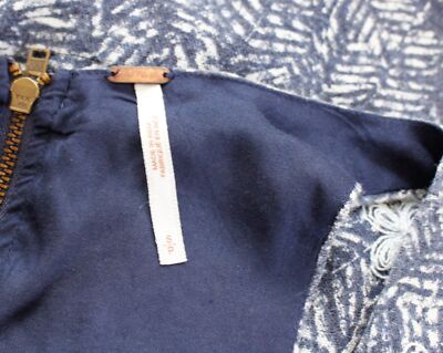 sachin and babi light blue dress Free People Blue Printed Floral Embroidered Cutout Side Mini Dress Size S  Boho