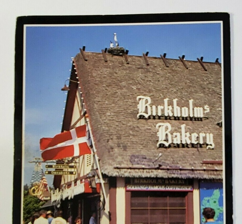 Solvang California id Denmark USA Posted Postcard 2/19/90