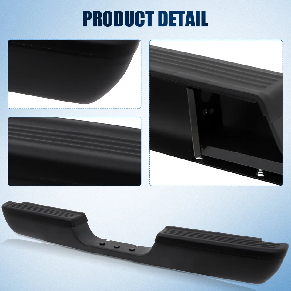 Complete Rear Step Bumper Assembly For 1994-2002 Dodge Ram 1500 2500 3500 Pickup Foto 3 de 4