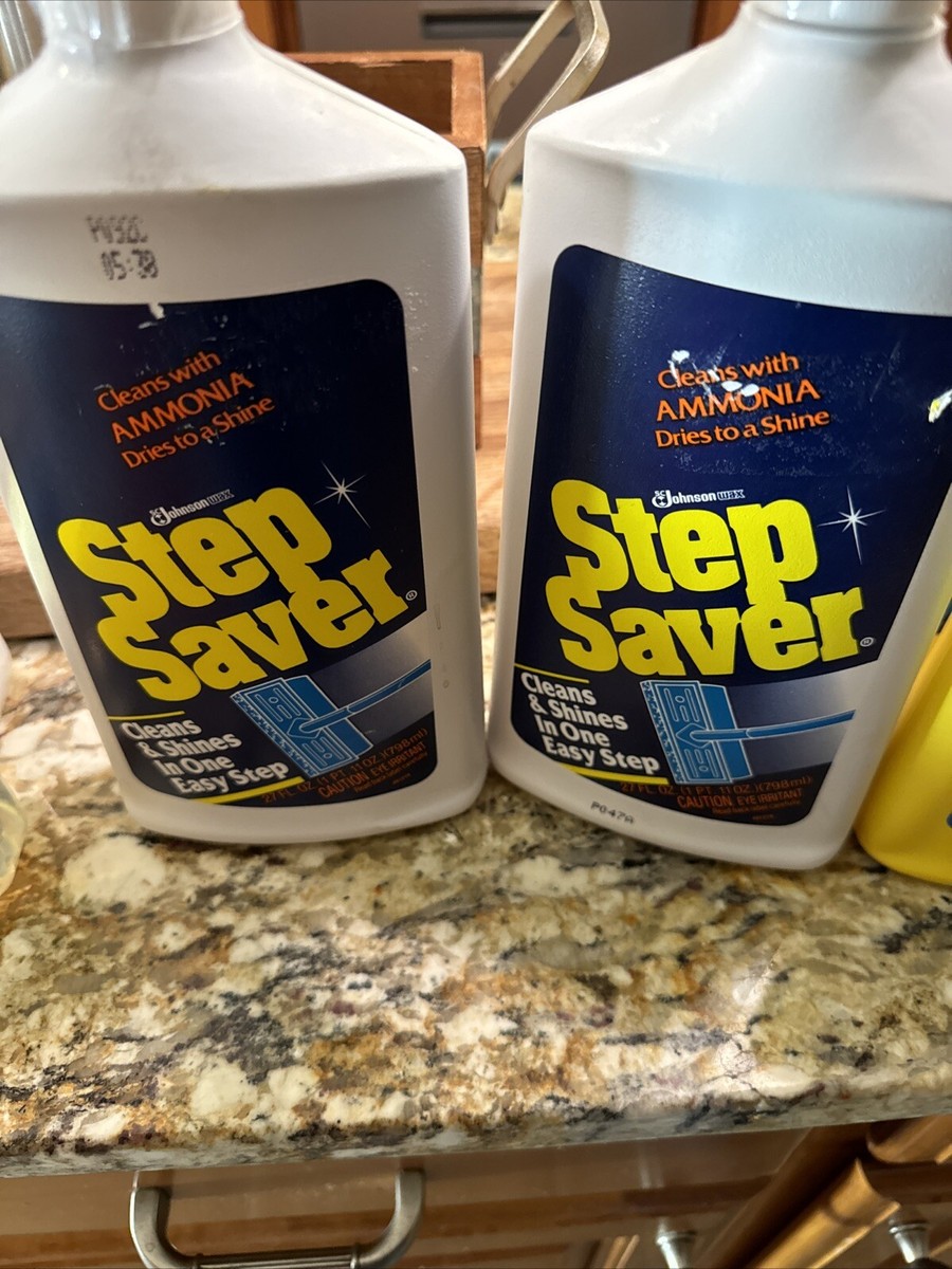 Vtg Johnson Wax Step Saver Clean & Shine Floor Care FULL NOS | eBay