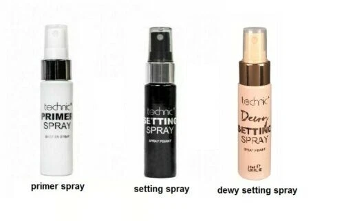 Technic Setting  Primer Face Spray Long Lasting Fixing Make-Up Fixer Mist UK - Image 4 of 4