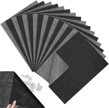 50 Sheets Transfer Paper, Carbon Paper for Tracing, Black Graphite Transfer Pape