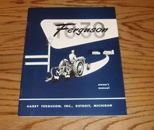 1952 Ferguson 30 Tractor Owners Operators Manual 52