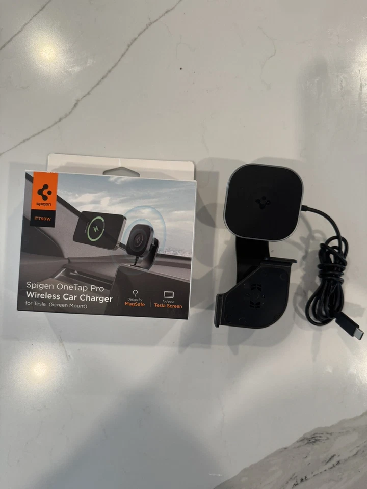 Tesla Magsafe Wireless Charger | Spigen, OneTap Pro for iPhones w/ MagSafe USB-C - Image 4 of 4