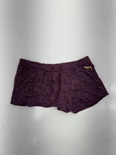 Pink Victorias Secret Purple Elastic Waist Sleepwear Shorts Womens Size Medium