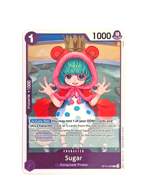 one piece tcg sugar deck Sugar (SP) [Wings of the Captain] Heavily Played Foil