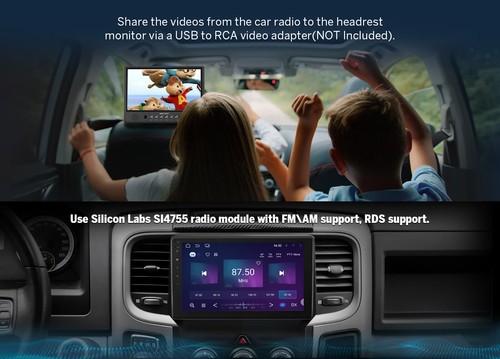 For Dodge RAM 2500 2016 2017 2018 Android Auto 13 Car Stereo Radio CarPlay GPS - Picture 15 of 24
